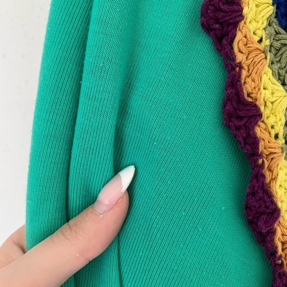 Double Zero Rainbow Striped Knit Cardigan Size S - Picture 6 of 8